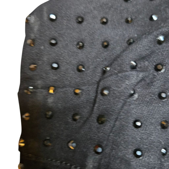 MNG by Mango 6 Black Mini Dress with Crystals - Picture 5 of 7